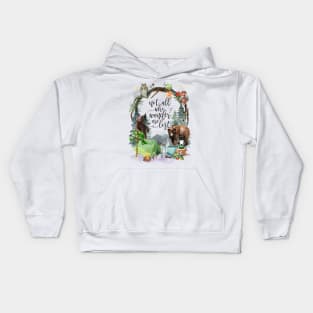 Not All Who Wander Kids Hoodie